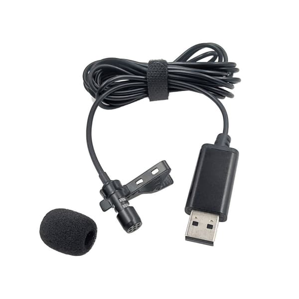 Mini USB-mikrofon, slag DV Lavalier Mic Bärbara externa stereomikrofoner