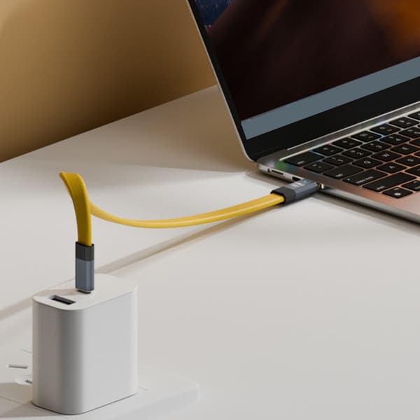 USB 3.2 Type C Soft Board Kabel, 20 Gbps Hastighed OTG Kompatibel 8K60hz Video null - Black0.5m