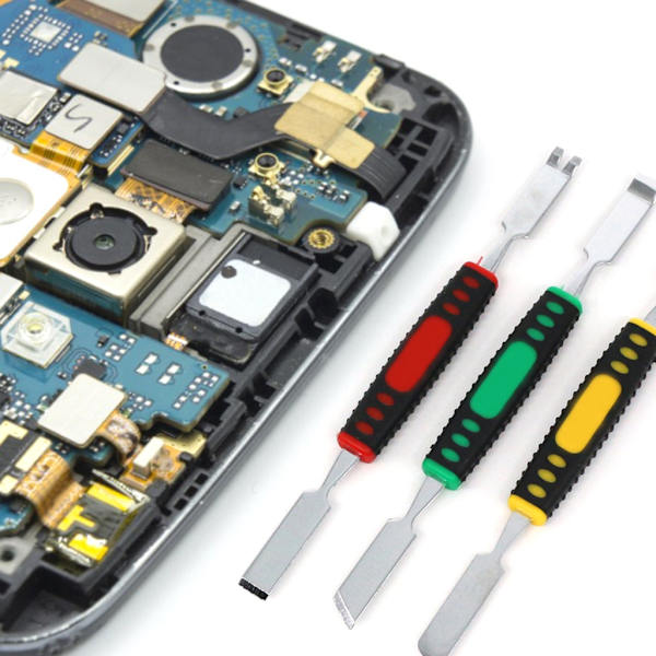 3-pack Metalliska Pryverktygssatser för Öppning och Reparation av Tablet-Datorer - Små Metallspudgers
