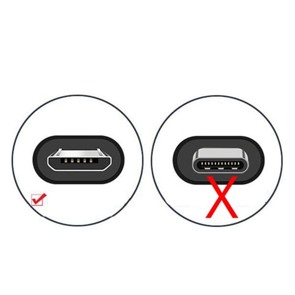 USB til USB 5-pinners konverteringskabel Flat gummiledning Rask lading Fleksibel ledning 2m - DO