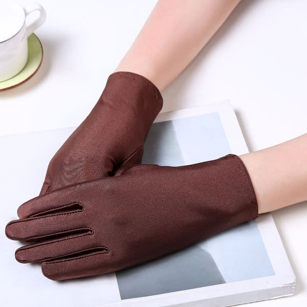 1 par professionelle juvelerhandsker elastisk foring mænd kvinder åndbare vanter salgsassistent tilbehør Dark gray