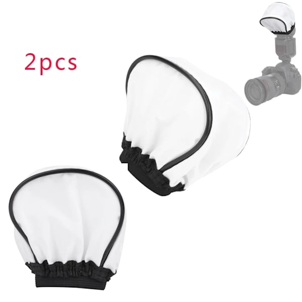 2x Softbox Diffuser för Foto Speedlite Blixtljus