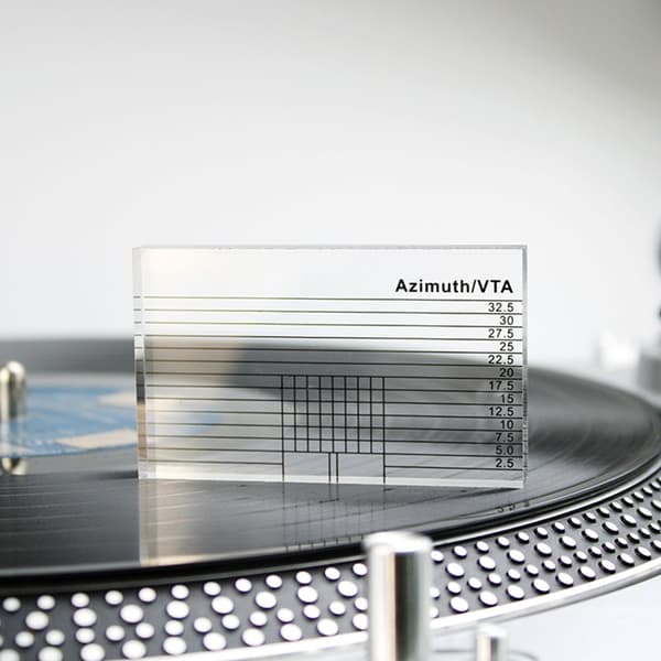 Levysoittimen mittaustyökalu Phono Tonearm Ruler Alignment Azimuthal Meter