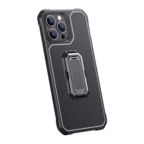 Telefonfodral Stötsäkert för Skal med Hållare Slitstarkt Telefonskydd Black 13mini