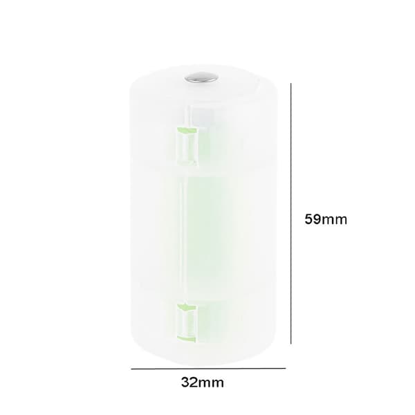LR20 D Batteri Eliminator USB Strømforsyning Erstat 1 til 4 stk D Celle Batteri D