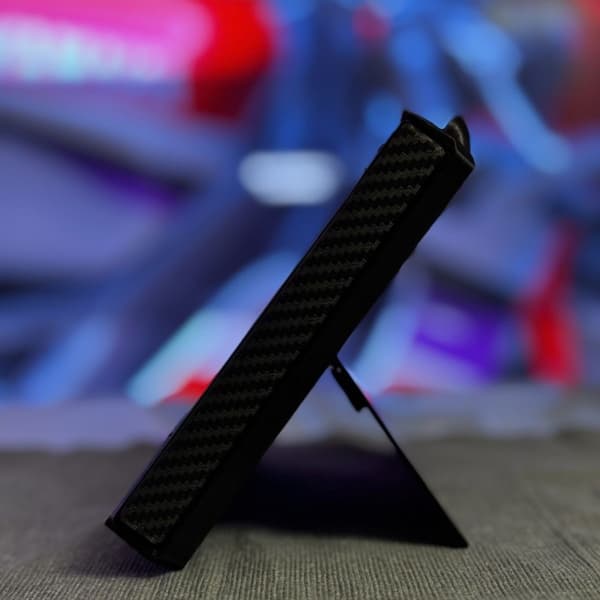 2-pack dammskydd konsolskydd för Legion Go sidokontaktskydd Black