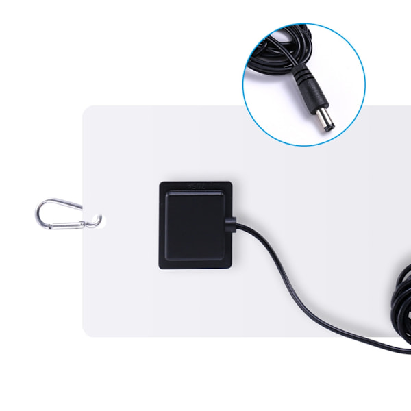 5W USB Solpanel, 12V Högpresterande Polysiliciummodul Vattentät Solladdare med Solcell för Camping