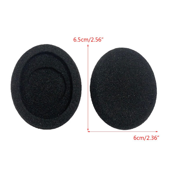 Öronkuddar, Öronmuffar för Sennheiser SC 160 165 USB Hörlurar (1 par)
