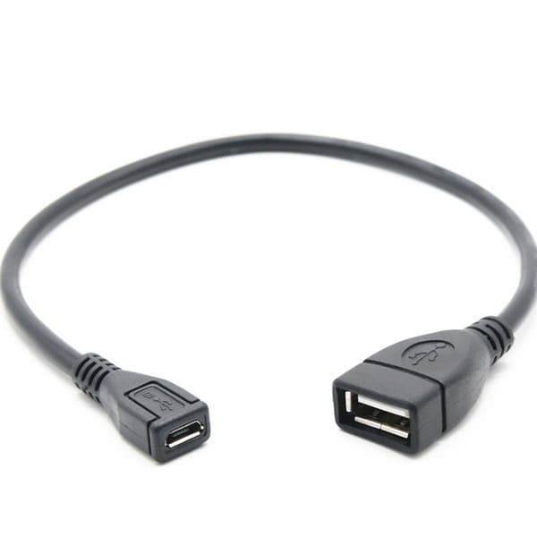 USB til USB 2.0-adapter USB 2.0 hunn til USB hunnkontakt