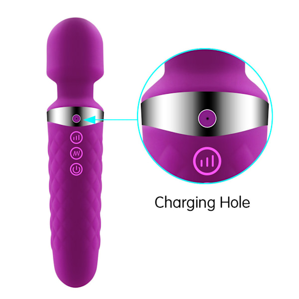 Kvinnor Vibrator Vattentät - Vibratorwoman Mest Kraftfull - 7-Frekvens USB Black