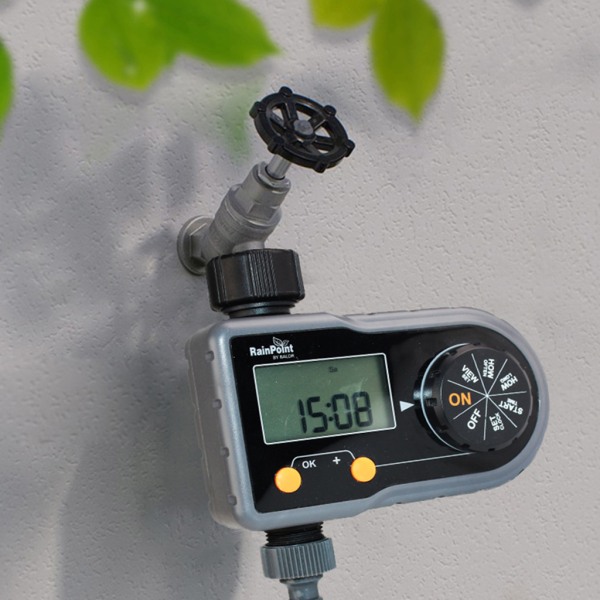 Ventil Slang Sprinkler Timer Bevattning Controller System Batteri Trädgård Automatisk