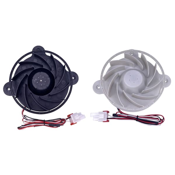 Original Standard Kylskåpsfrys Kylfläktmotor Metallcentrum Stabil Drift Black