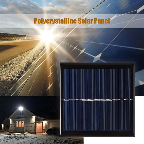 1W 5.5V USB Mini Solcellepanel DIY Solcelleanlegg, Høykvalitets Solcelle Power Eksternt Batteripakke for