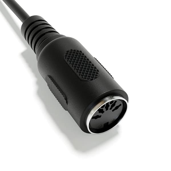 Profesjonell 3,5 mm til Din 5-pinners lydkabel fleksibel adaptertilkobling