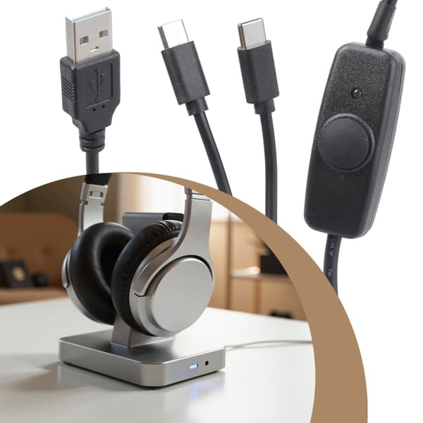 Multi Opladerkabel Multi USB Kabel USB Opladerkabel Universal 2 i 1 Multi Oplader Kabel Adapter med Kontakter