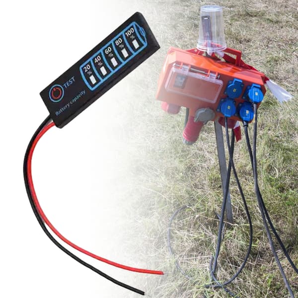 Batteriprocentvisningsmodul til lithium-, bly-syre 5-30V-systemer