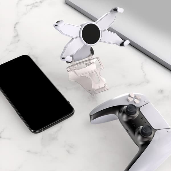 Gamepad Tilbehør Trådløs Controller Telefonholder Klips til Controller Mobil Gaming Klemmebeslag Roterende Stand
