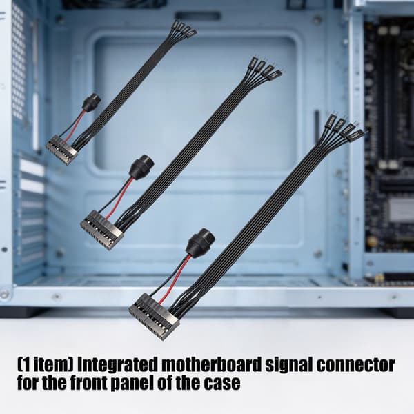 Intelligente 20Pin computerkabinet frontpanelstik til bundkortbrug 20cm