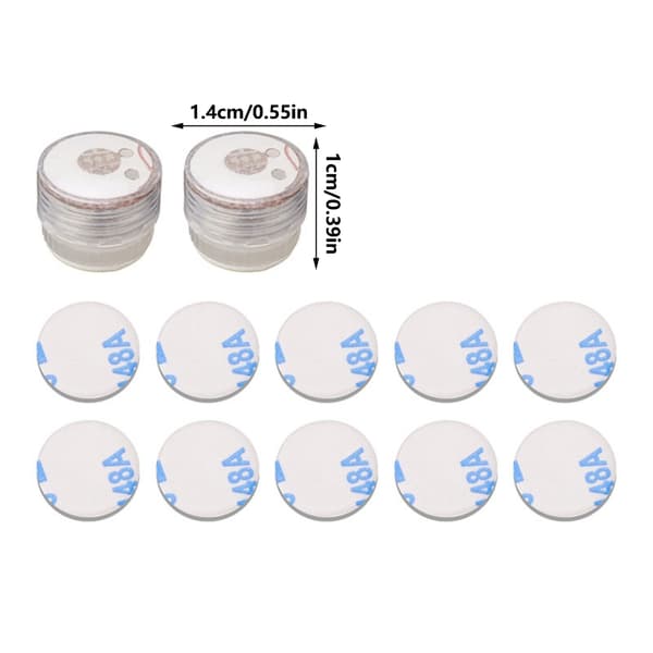 Mini Strobe Antikollisionslys til FLIP Droner Ideel til Natflyvninger 4 pcs