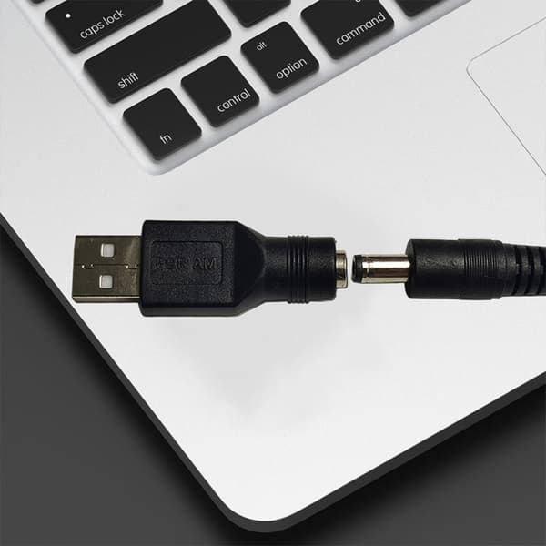 Bærbar USB Han til DC Hun Adapter USB DC 5V Stik Oplader Jack null - 3.5x1.35mm