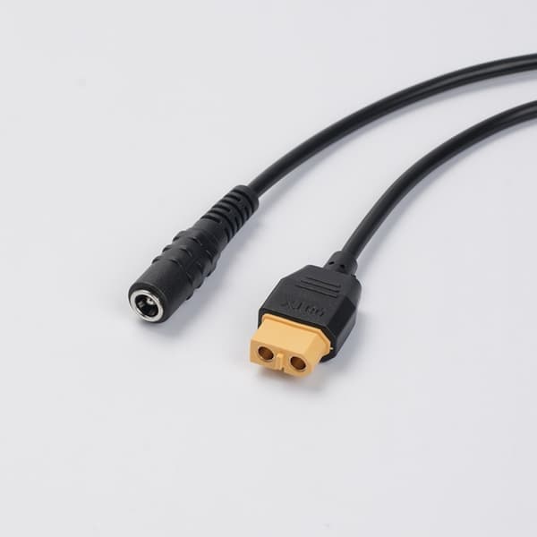 Strømkabel XT60 Hunn til DC5.5x2.1mm/DC5.5x2.5mm Adapter for Balanselader 5.5x2.5mm interface