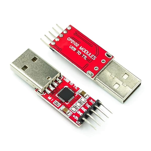 CP2102 USB 2.0 til TTL Seriel Konverteringsadaptermodul til Mikrocontroller med Kabler