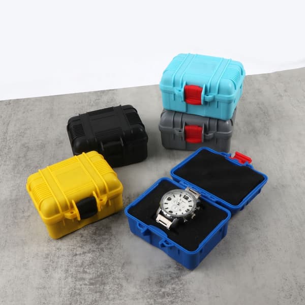 Skyddande Klockbox Vattentät Klockförvaringslåda ABS-Material Yellow