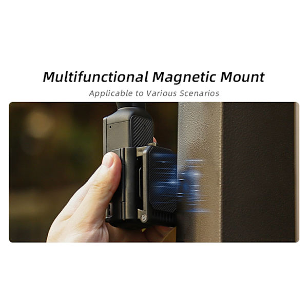 Justerbar Magnetisk Monteringsbas Stabil Magnetisk Stöd Passar för Pocket3