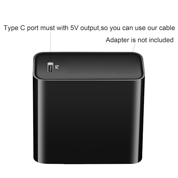 AA AAA Batterieliminator USB C 5V til 3V Nedtrappingskabel for Spill Leker Vifte
