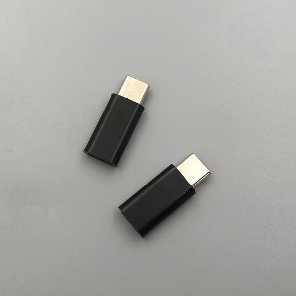 Typ C Jack Data Adapter Data Sync-kabeladapter Black