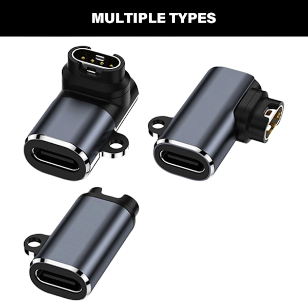 Smartwatch USB C Laddningsomvandlare Adapter för 7/7X/5S/6/6X Klocka Snabb Laddningskontakt null - Side bend