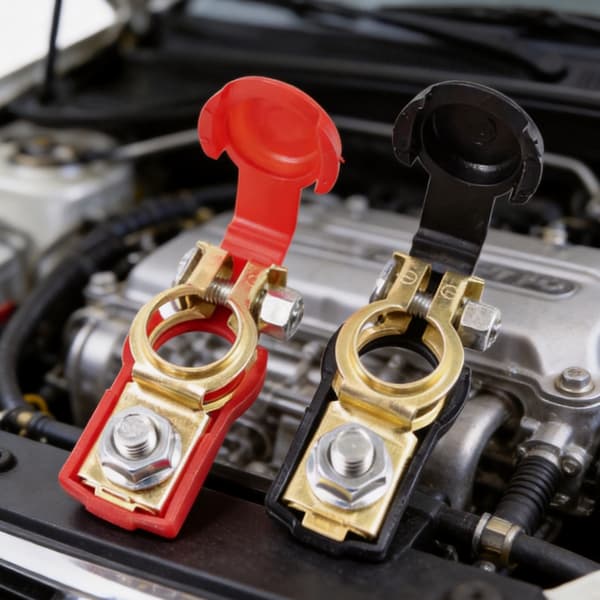 Bil Auto Quick Release Batteripolsko Klemmer Til 12V 24V Køretøj Small diameter Alloy model