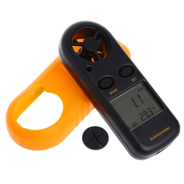 GM816 Mini Digital Anemometer Vindhastighets- och Temperaturmätare med LCD-bakgrundsbelysning