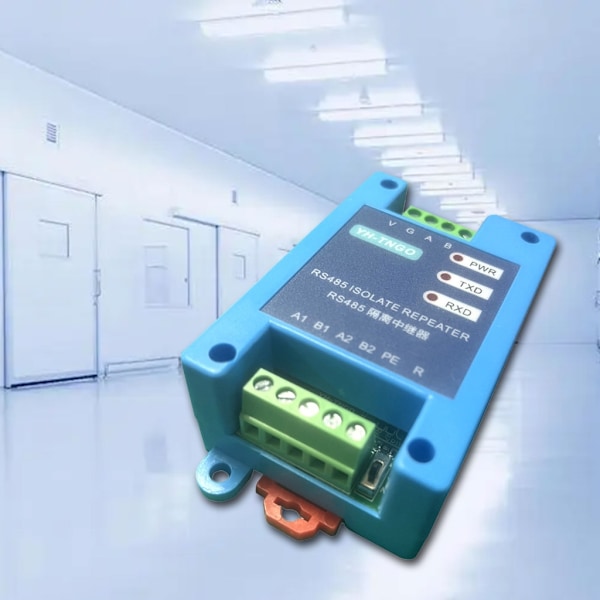 RS485 Hub Isolationsrepeater Dubbla Värd Seriell Port Datadelning Distributor