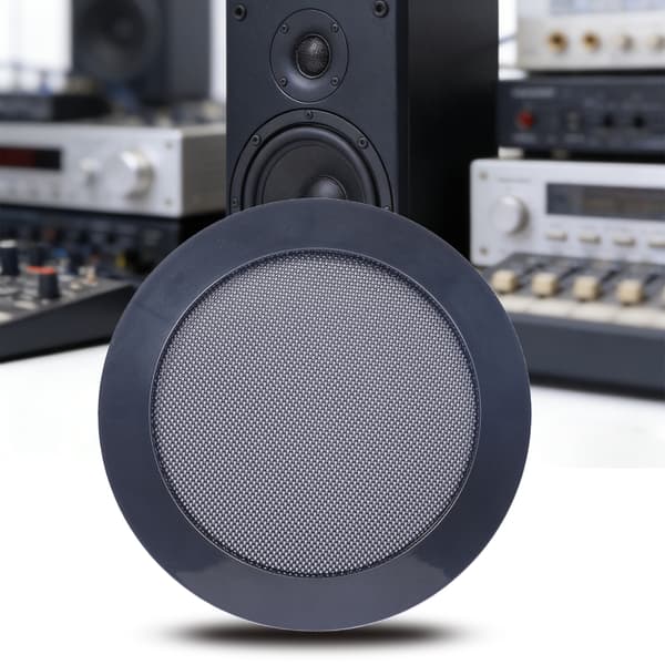5 tommer lydhøjttaler konverteringsnetdæksel subwoofer dekorativ cirkel metalnet null - B