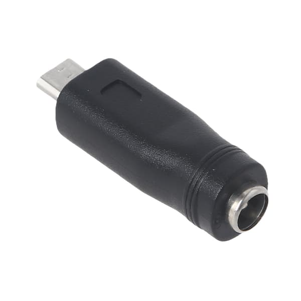 Universal DC 5.5x2.1mm hun til Micro USB-stik oplader Barrel Jack strømadapter til mobiltelefon