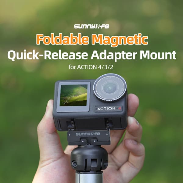 Magnetisk Quick Release Adapter til Action 4/3/2 Action Kamera Udvidelse