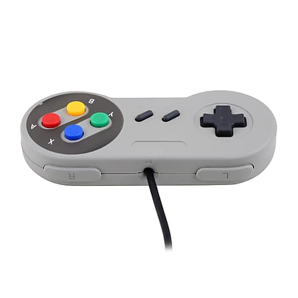 Spillkontroller for SNES 16 Bit Håndtak Joystick Kontroller Gamepad null - Purple key