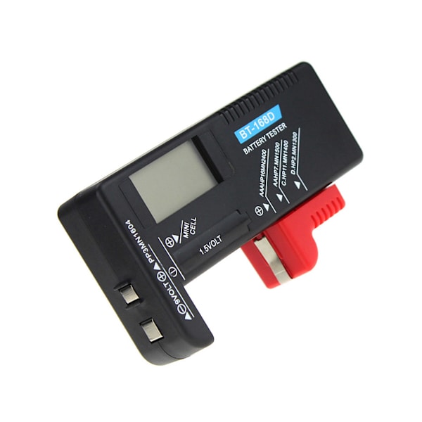 BT-168D Batteritestare Voltmätare för Små Batterier Knappcell 9V 1.5V AA