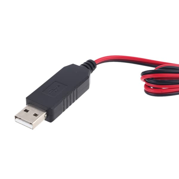 Magnetisk klips USB 5V til 4.2V omformer spenningsomformer strømkabel 3.7V