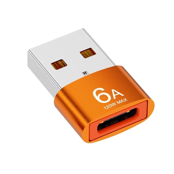 Type C - USB 3.1 -sovitin lataussovitin kätevään latausliitäntään Black Type C to USB female