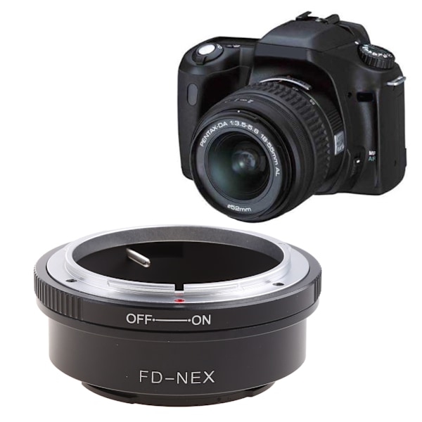 Objektivadapter för FD-objektiv till NEX E-fäste Kamera Passar NEX-5T NEX-6 NEX-7 a3000 a3500 a5000 a5100