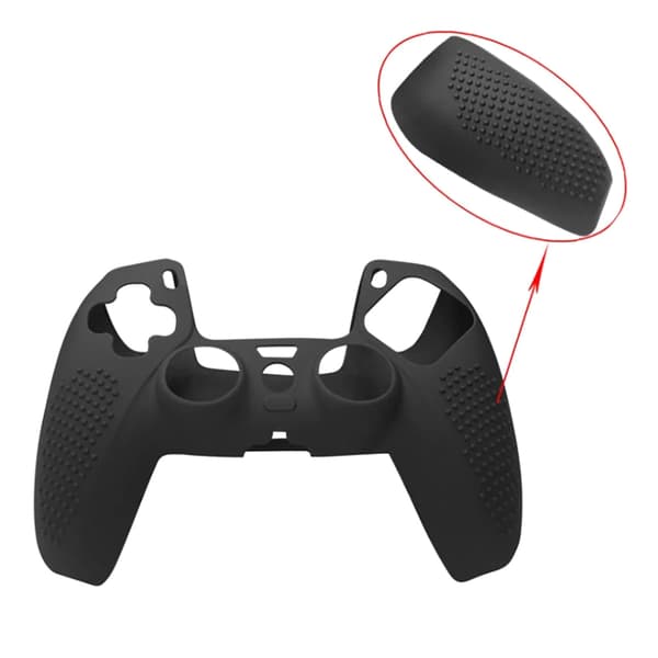 Controller Skin Protector Silikone Joystick til Etui Beskyttelsescover Egnet til Black