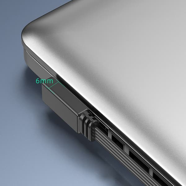 USB2.0 Förlängare USB Förlängningskabel 480Mbps Dataöverföring för USB-enheter 10cm - Left