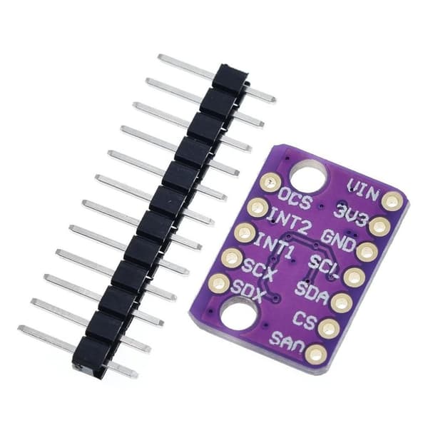 Lavt strømforbruk 6-akset gyroskop akselerometer BMI160-modul for bærbar elektronikk null - 3 sets