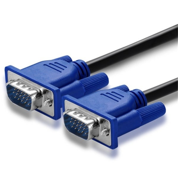 VGA-kabel VGA han til han forlængerkabel til pc-skærme projektorforbindelse 1.5m