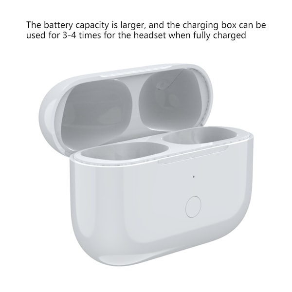 Bluetooth-kompatibel hörlursladdningsbox med inbyggt 660mAh batteri, headsetladdningsbox, reservdelsersättning