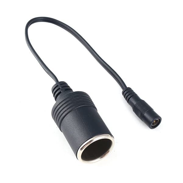 Bil cigarettænder han/hun til DC 5.5mm x 2.1mm stikadapter til bil null - DC Male