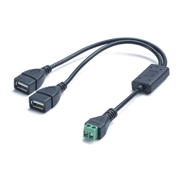 30 cm 5V 24V til USB Type C strømkonverterkabel med overstrømsbeskyttelse opladningskabel perfekt til elektronik null -  Type C USB female