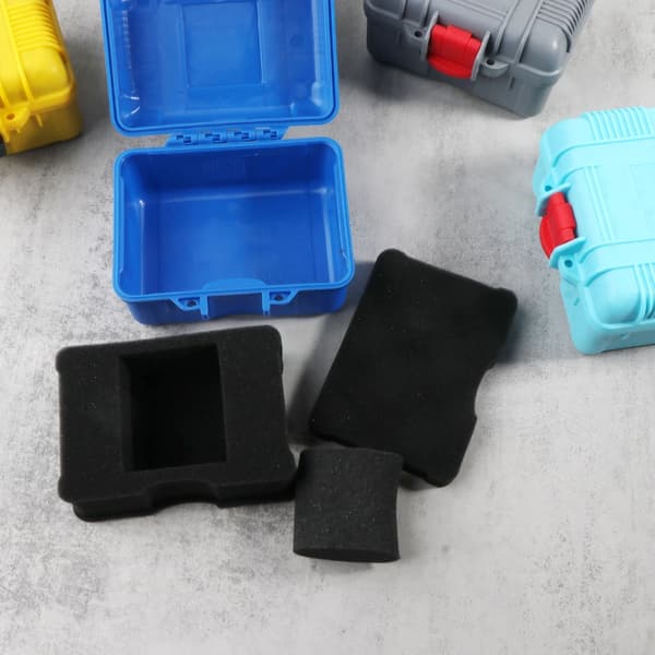 Skyddande Klockbox Vattentät Klockförvaringslåda ABS-Material Yellow